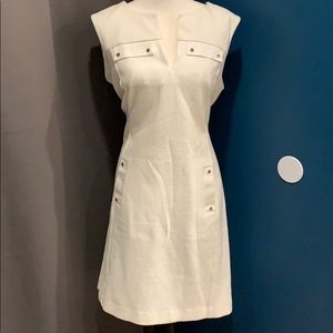 Tory Burch Pocketed Sleeveless Dress Size L